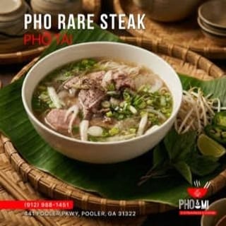 Pho with Rare Steak / Phở Tái