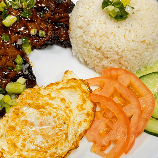 Broken Rice with Pork Chop & Egg / Cơm Tấm Sườn Chà