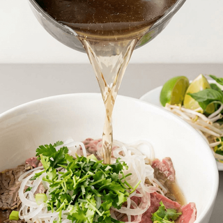 Pho with Rare Steak and Brisket / Phở Tái Nạm