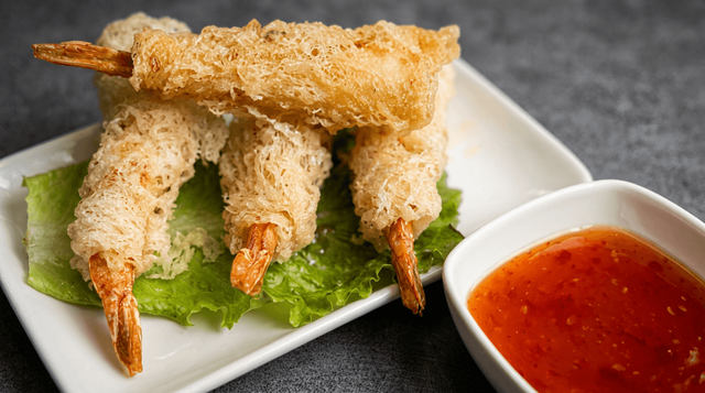 Crispy Breaded Shrimp / Tôm Chiên Giòn Bột Xù.