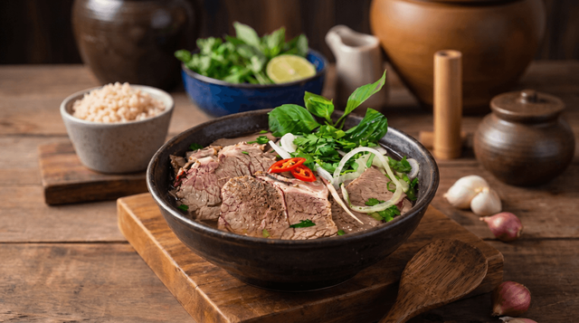Pho with Brisket / Phở Nạm.
