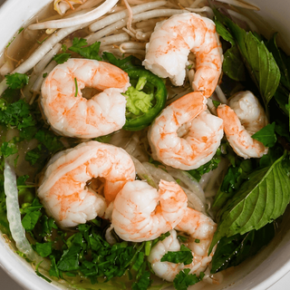 Pho with Shrimp / Phở Tôm