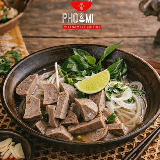 Pho with Beef Meatballs / Phở Bò Viên